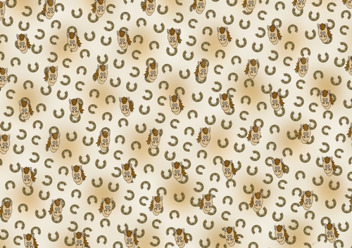 Farmyard Friends Background Paper - Brown horse