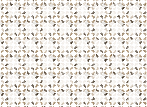 Sketchy Papers - Little Footprints - Sepia