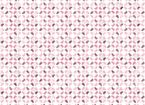 Sketchy Papers - Little Footprints - Pink