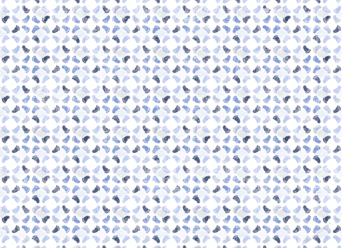 Sketchy Papers - Little Footprints - Blue