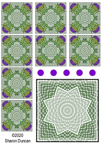 Highland Fling Teabag Folding Topper and Teabags - Thistle Green