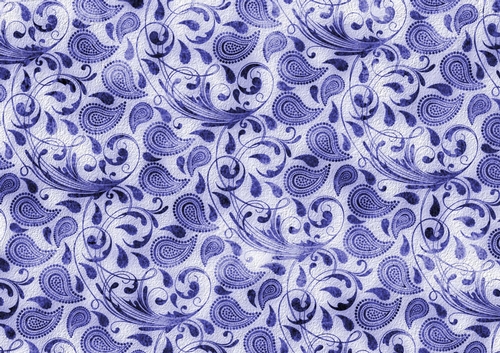 Faux textured swirly paisley papers - muted tones - purple