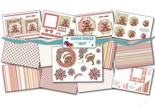 Beary Merry Christmas - 13 page kit - Little Drummer Bear