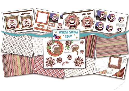 Beary Merry Christmas - 13 page kit - Mr Claus