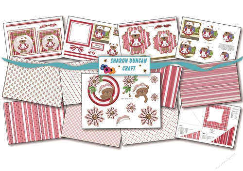 Beary Merry Christmas - 13 page kit - Mrs Claus
