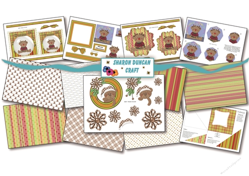 Beary Merry Christmas - 13 page kit - Reindeer Bear