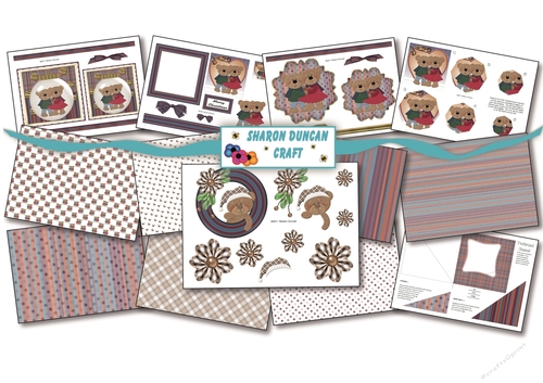 Beary Merry Christmas - 13 page kit - Christmas Couple