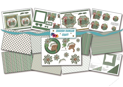 Beary Merry Christmas - 13 page kit - O Christmas Tree