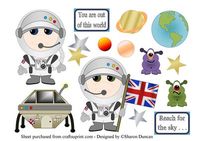 Out of This World Spaceman Toppers