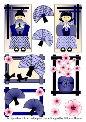 Geisha Girl - Blue Toppers