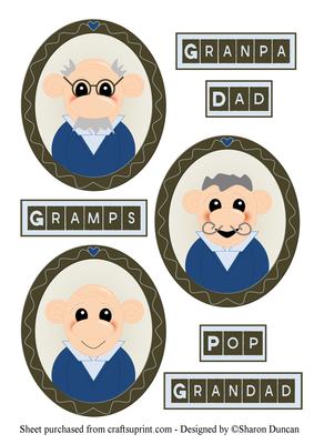 Goofy Grandpa Gramps Toppers