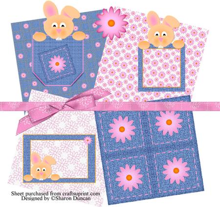 Pocket Pals 12 Piece Page Kit - Pink
