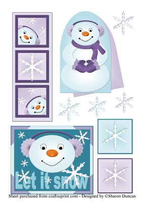 Festive Friends - Mr Snow Toppers