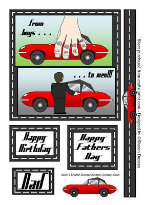Boys to Men Car Topper