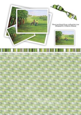 Round of Golf Topper and Paper