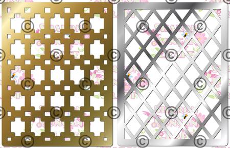 Lattice And Oriental Backing Panels