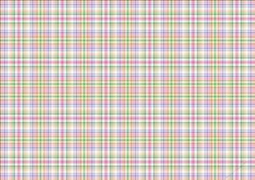 PRETTY PINK PASTEL PLAID / TARTAN A4 PAPER