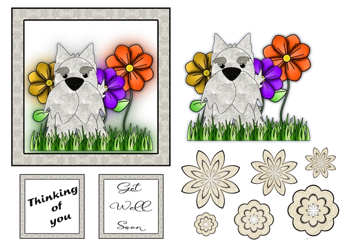 Terrier Toppers - Get Well Soon