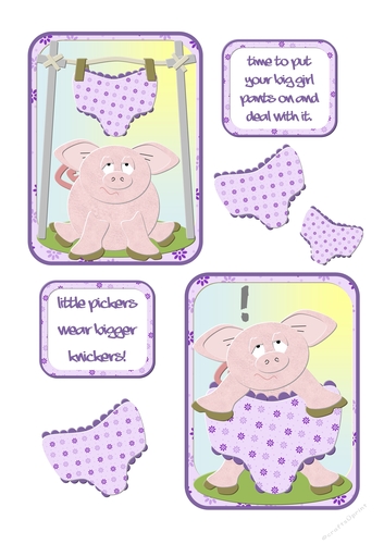 PIG TAILS - Funny Toppers - Big Girl Pants