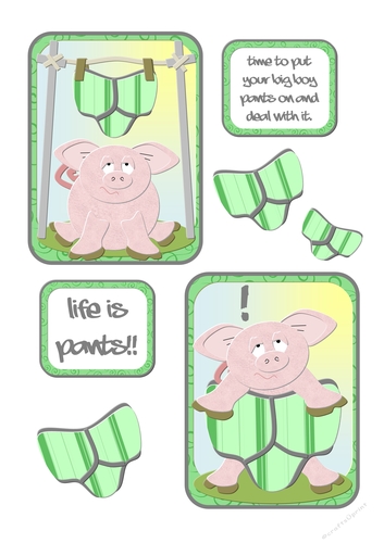 PIG TAILS - Funny Toppers - Big Boy Pants