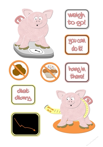 PIG TAILS - Funny Toppers - Weigh To Go