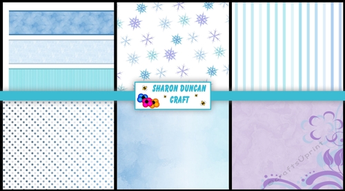SEASONS - Winter Accessories Kit - papers, ribbons, brads, bows