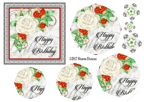 Luxury of Time Stacker - Gold - HAPPY BIRTHDAY