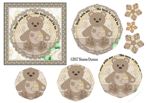 Luxury of Time Stacker - Gold - BEAR WITH ME