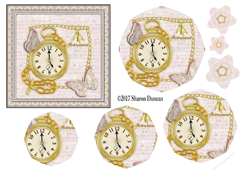 Luxury of Time Stacker - Gold - RETIREMENT