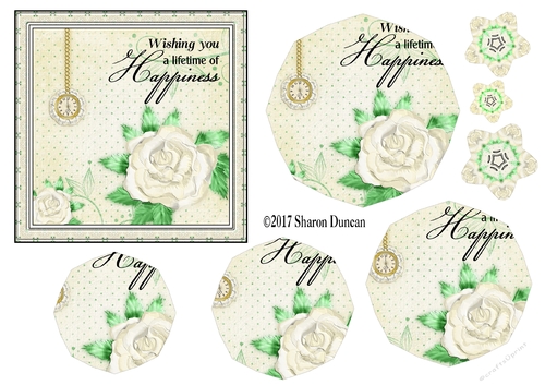 Luxury of Time Stacker - Gold - A LIFETIME OF HAPPINESS