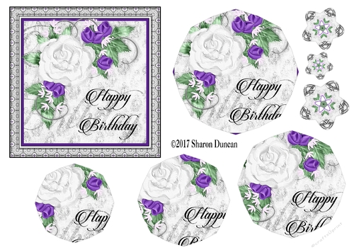 Luxury of Time Stacker - Silver - HAPPY BIRTHDAY
