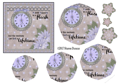 Luxury of Time Stacker - Silver - A SMILE HAPPENS IN A FLASH