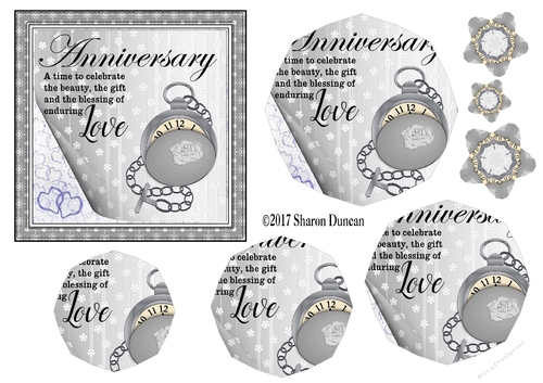 Luxury of Time Stacker - Silver - ANNIVERSARY LOVE
