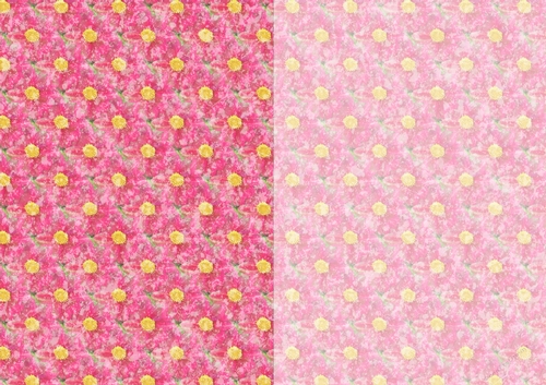 Photoflowers Teabag Paper - 2 tone - sunshine pink