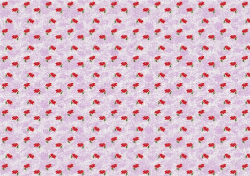 VINTAGE CHRISTMAS BACKING PAPER A4 - Poinsettia - Purple