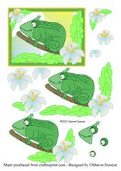 Chameleon Decoupage