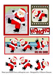 Skating Santa