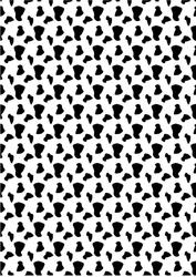 Black and White Cow Print Paper