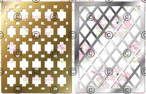 Lattice And Oriental Backing Panels