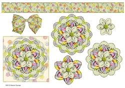 SEASONS - Spring Card Topper - Mandala