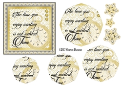 Luxury of Time Stacker - Gold - ENJOY WASTING TIME