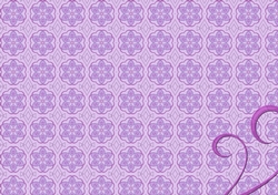 Funky Flower Backing Paper - Purple