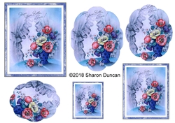 Vintage Floral Stacker - A4 - Better Soon