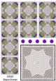 Highland Fling Teabag Folding Topper and Teabags - Thistle Mauve