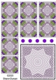 Highland Fling Teabag Folding Topper and Teabags - Thistle Purple