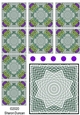 Highland Fling Teabag Folding Topper and Teabags - Thistle Turquoise