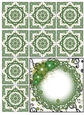 Pretty Floral Teabag Folding Topper and Teabags - Floral Green