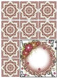 Pretty Floral Teabag Folding Topper and Teabags - Floral Red