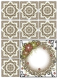 Pretty Floral Teabag Folding Topper and Teabags - Floral Sepia