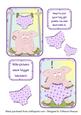 Funny Pigs in Pants Toppers - Girls